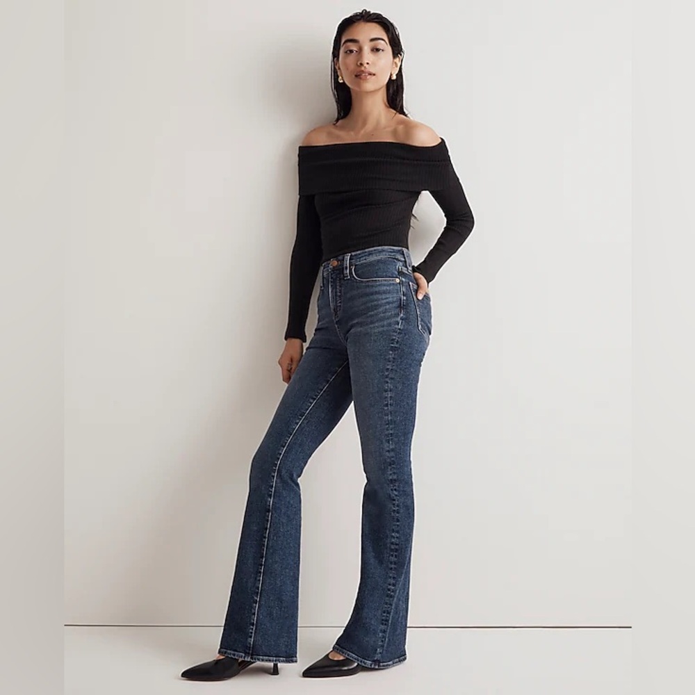 Madewell Skinny Flare Jeans in Alvord Wash
